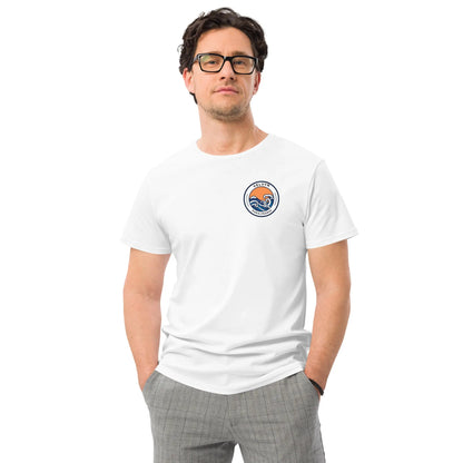 T-shirt Velvyn™:Logo Velvyn after summer sur Blanc Brodé Velvyn